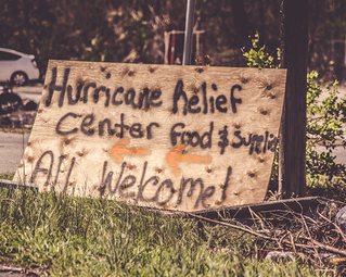 人工标注飓风救济